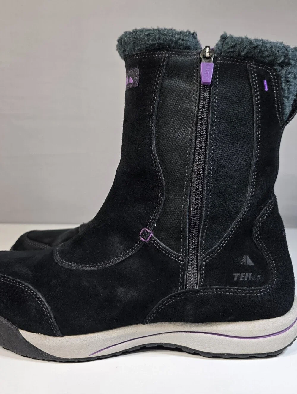L.L. Bean Women's Suede Waterproof Winter Boots Size 8.5